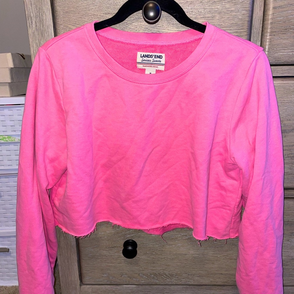 Landsend cropped crewneck